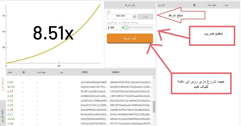 بازی انفجار دنس بت